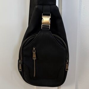 Antik Kraft Black Crossbody Bag
